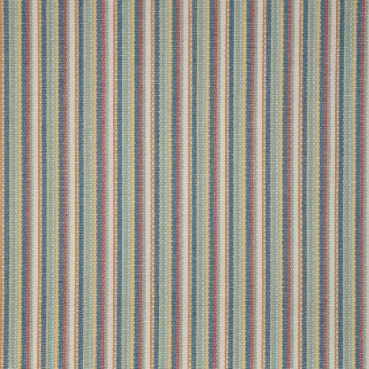 Sandbanks Stripe fabric in aqua/gold color - pattern 2023105.354.0 - by Lee Jofa in the Highfield Stripes And Plaids collection