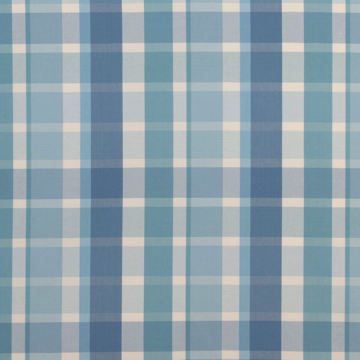 Fisher Plaid fabric in capri/sky color - pattern 2023107.55.0 - by Lee Jofa in the Highfield Stripes And Plaids collection