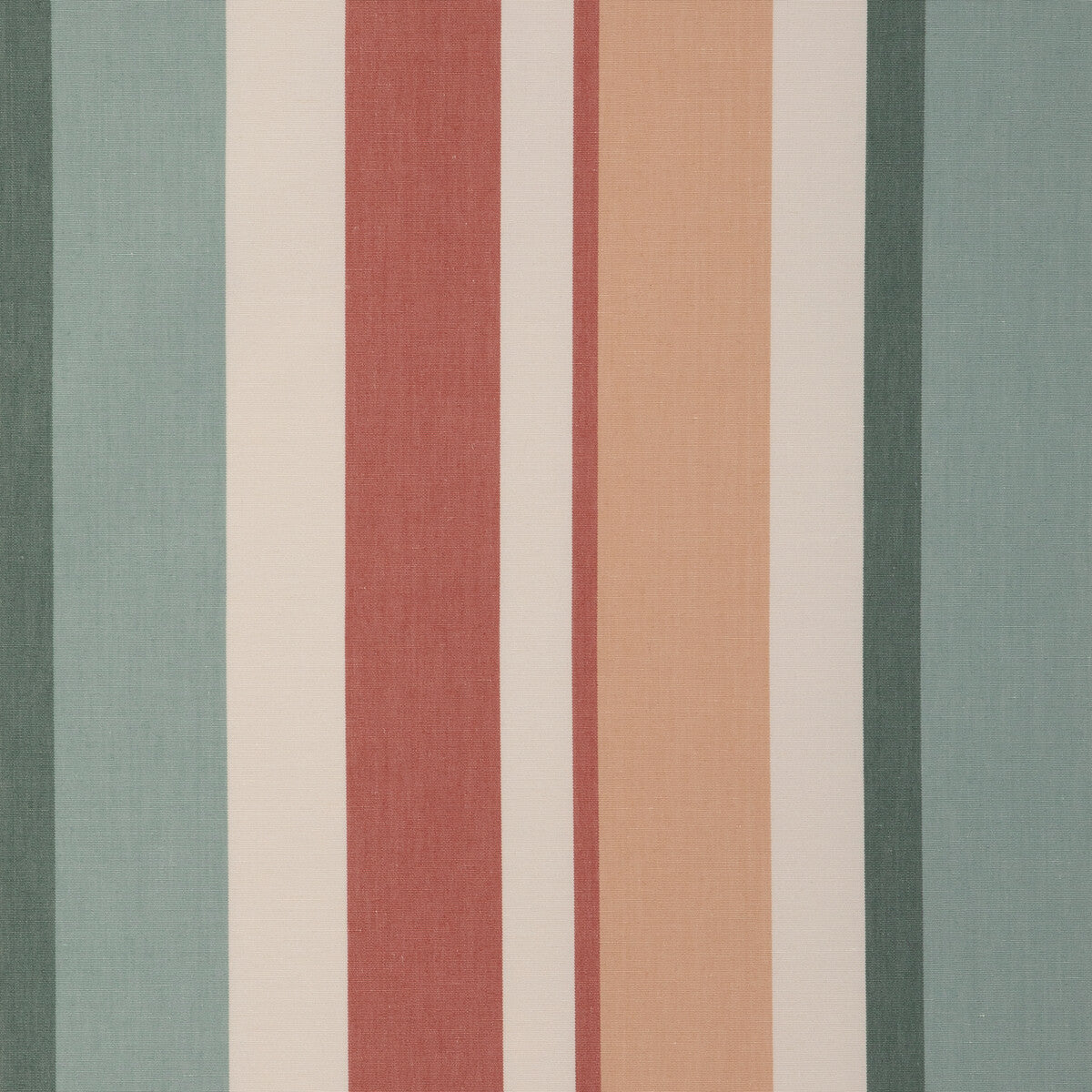 Fisher Stripe fabric in teal/spice color - pattern 2023108.519.0 - by Lee Jofa in the Highfield Stripes And Plaids collection