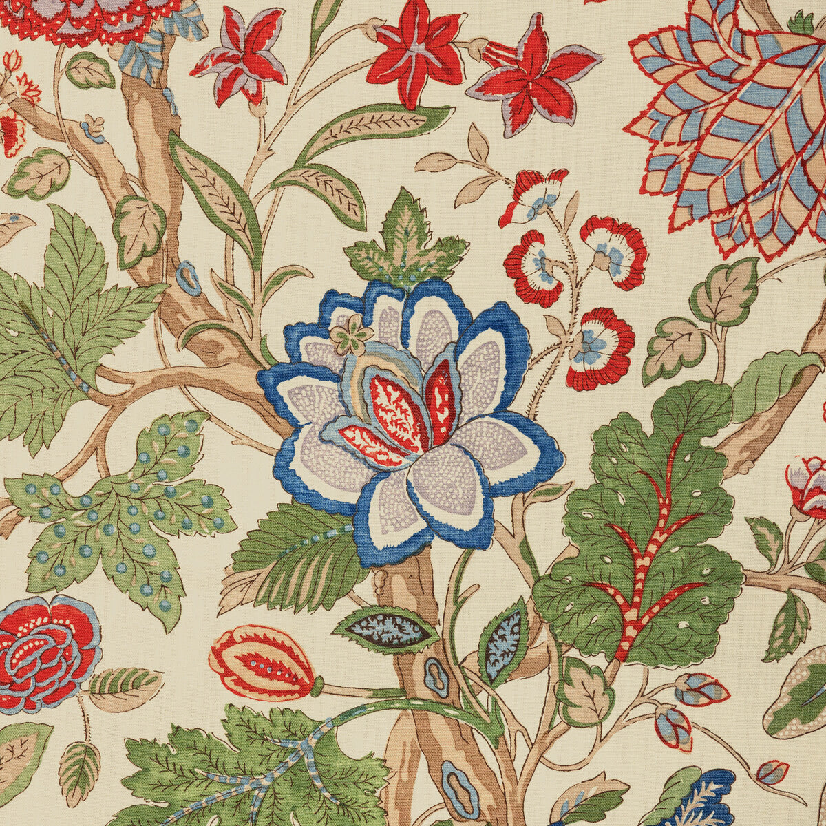 Hazelwood Print fabric in multi color - pattern number 2023121.319.0 - by Lee Jofa in the Whitley Hall collection
