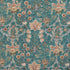 Kerman Print fabric in teal/rose color - pattern 2023123.913.0 - by Lee Jofa in the Lee Jofa 200 collection