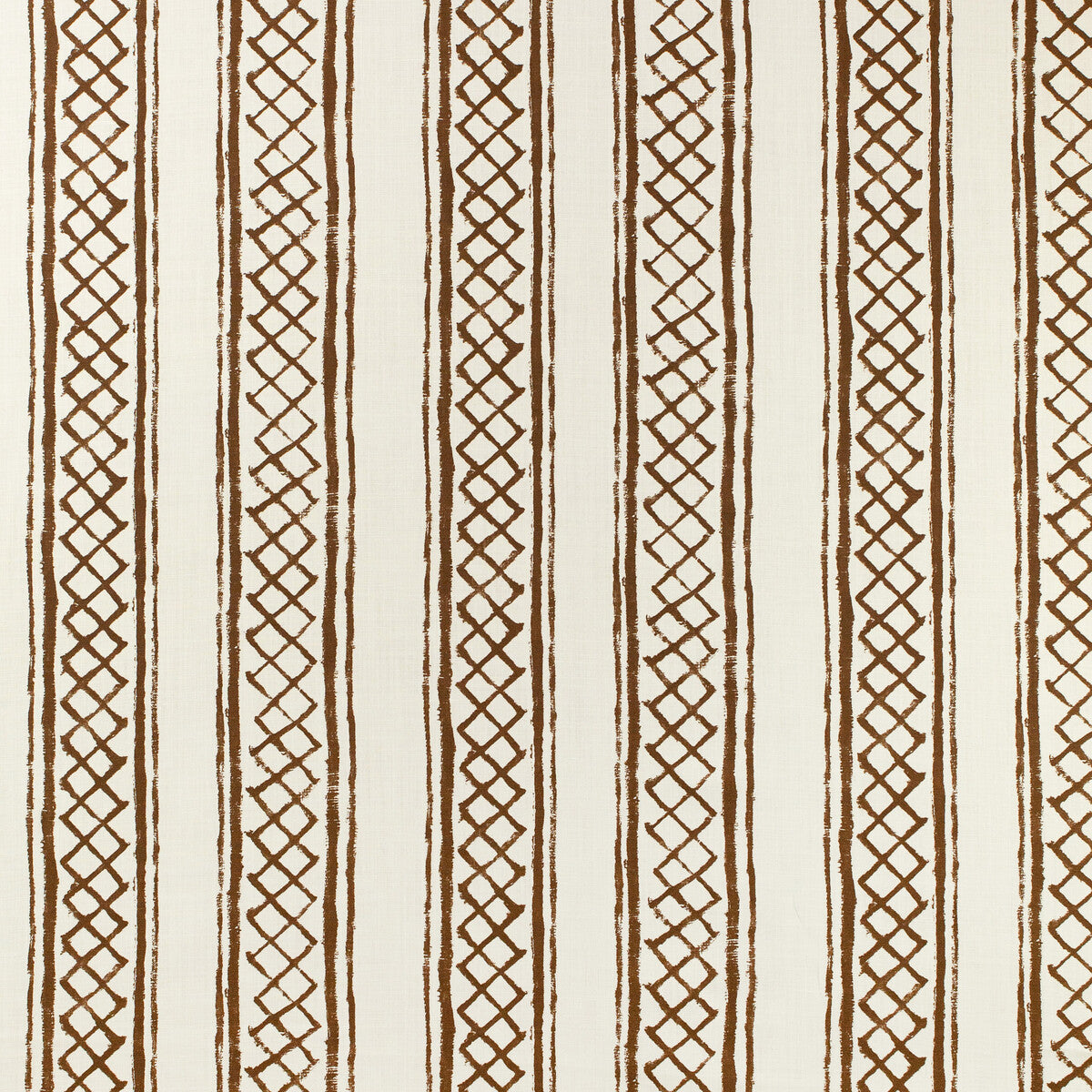 Milos Stripe fabric in brown color - pattern number 2025104.6.0 - by Lee Jofa in the Mediterraneo collection