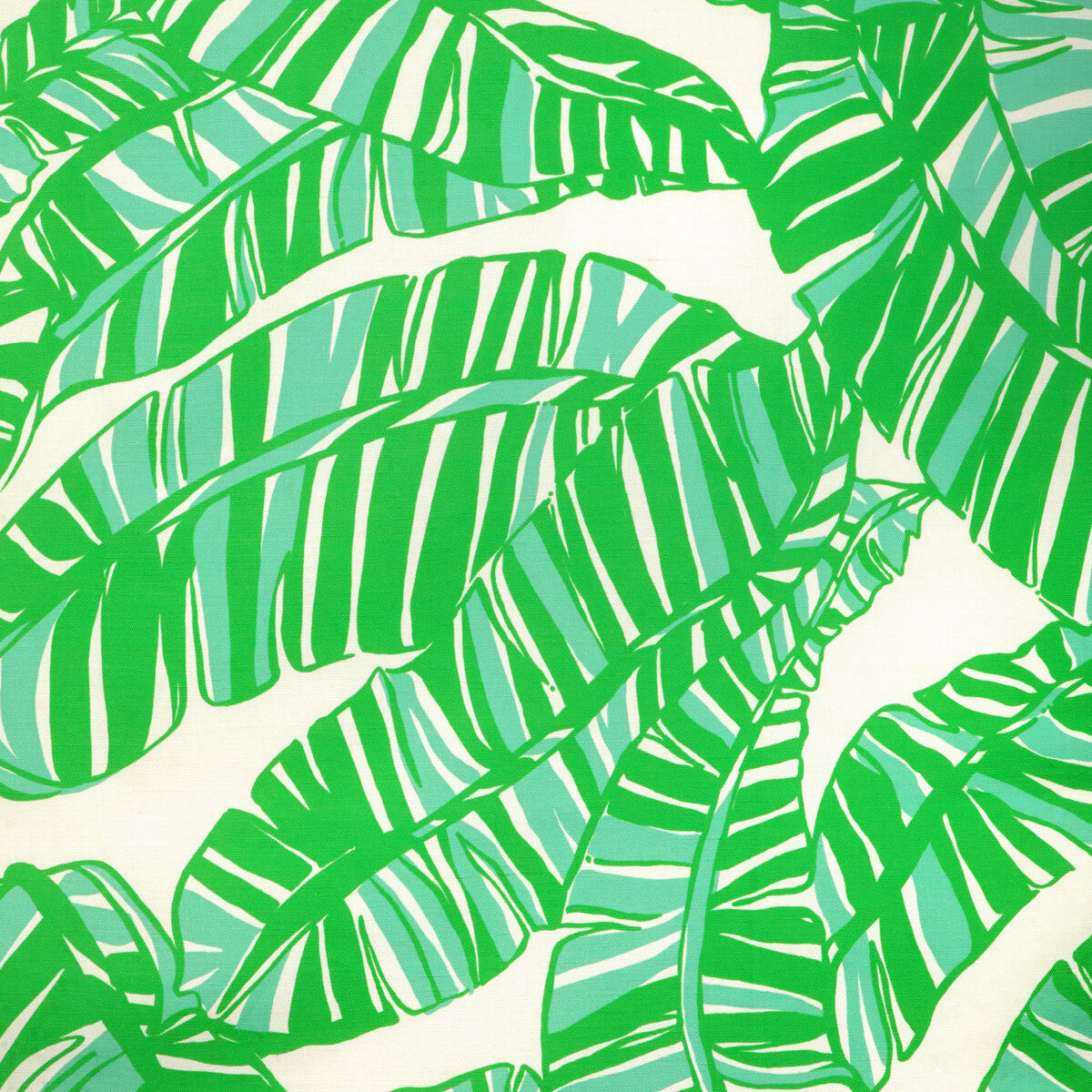 Go Bananas fabric in white green color - pattern number 2025111.31.0 - by Lee Jofa in the Lilly Pulitzer III collection