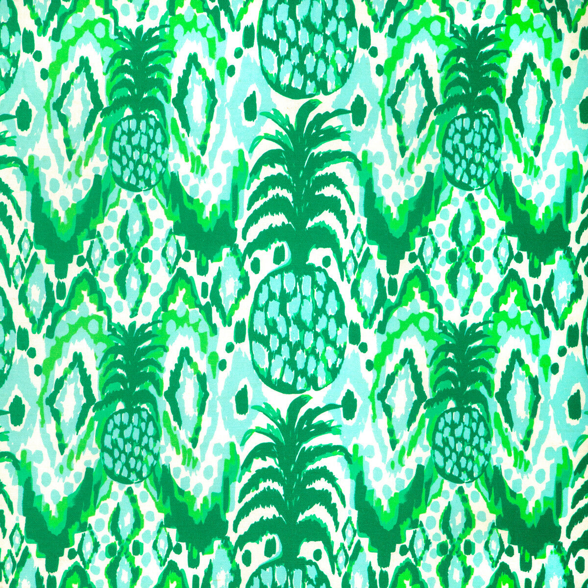 Tropi Call Me fabric in kelly aqua color - pattern number 2025115.335.0 - by Lee Jofa in the Lilly Pulitzer III collection