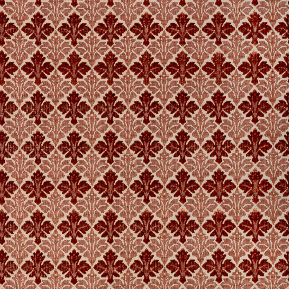 Fiore Velvet fabric in coral color - pattern number 2025125.12.0 - by Lee Jofa in the Coventry Velvets collection