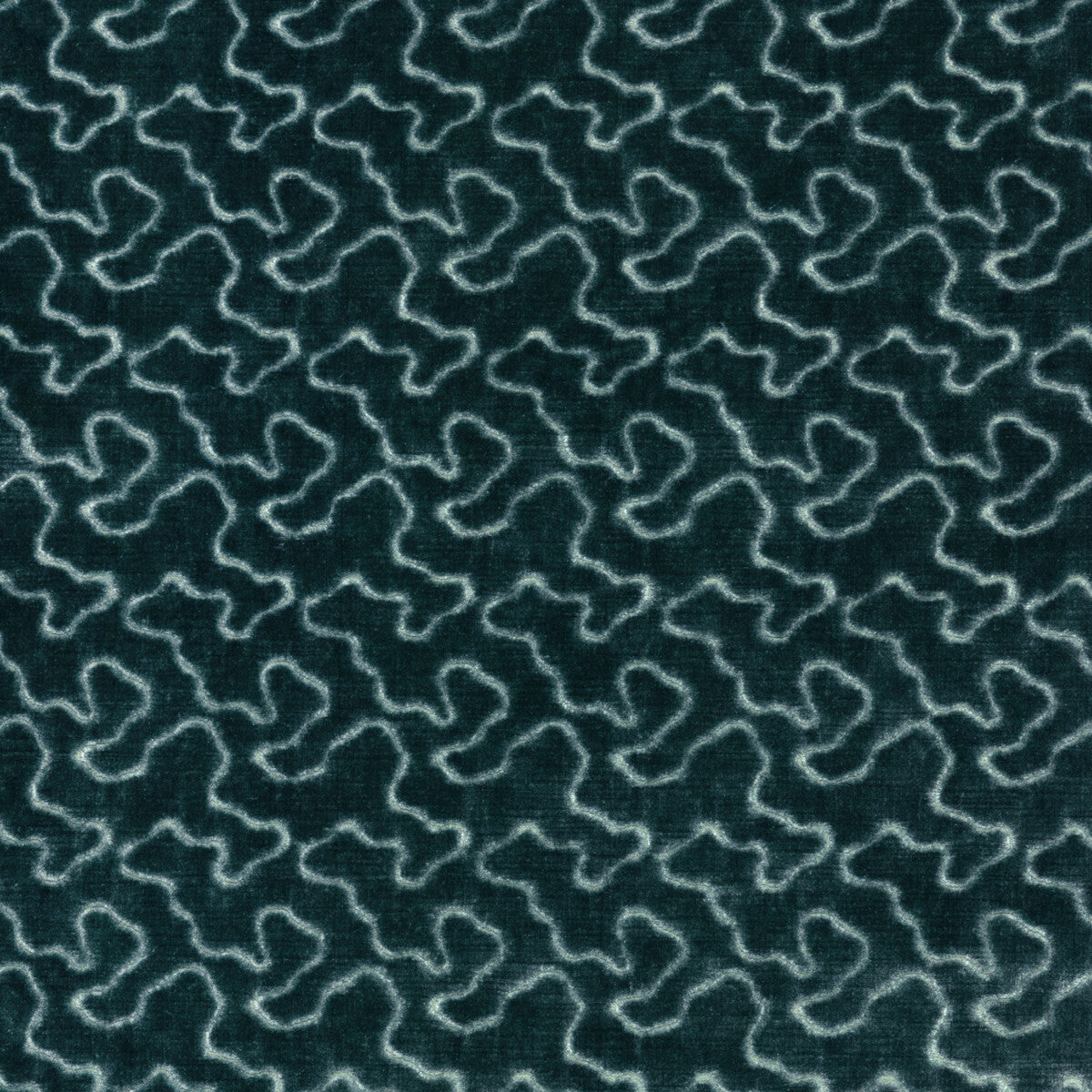Marlowe Velvet fabric in aqua color - pattern number 2025126.13.0 - by Lee Jofa in the Coventry Velvets collection