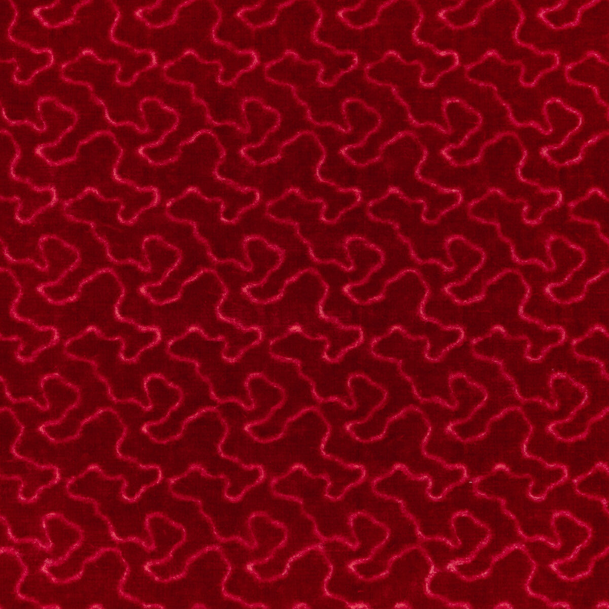Marlowe Velvet fabric in ruby color - pattern number 2025126.19.0 - by Lee Jofa in the Coventry Velvets collection