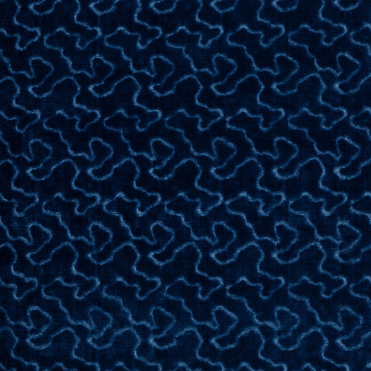 Marlowe Velvet fabric in blue color - pattern number 2025126.5.0 - by Lee Jofa in the Coventry Velvets collection