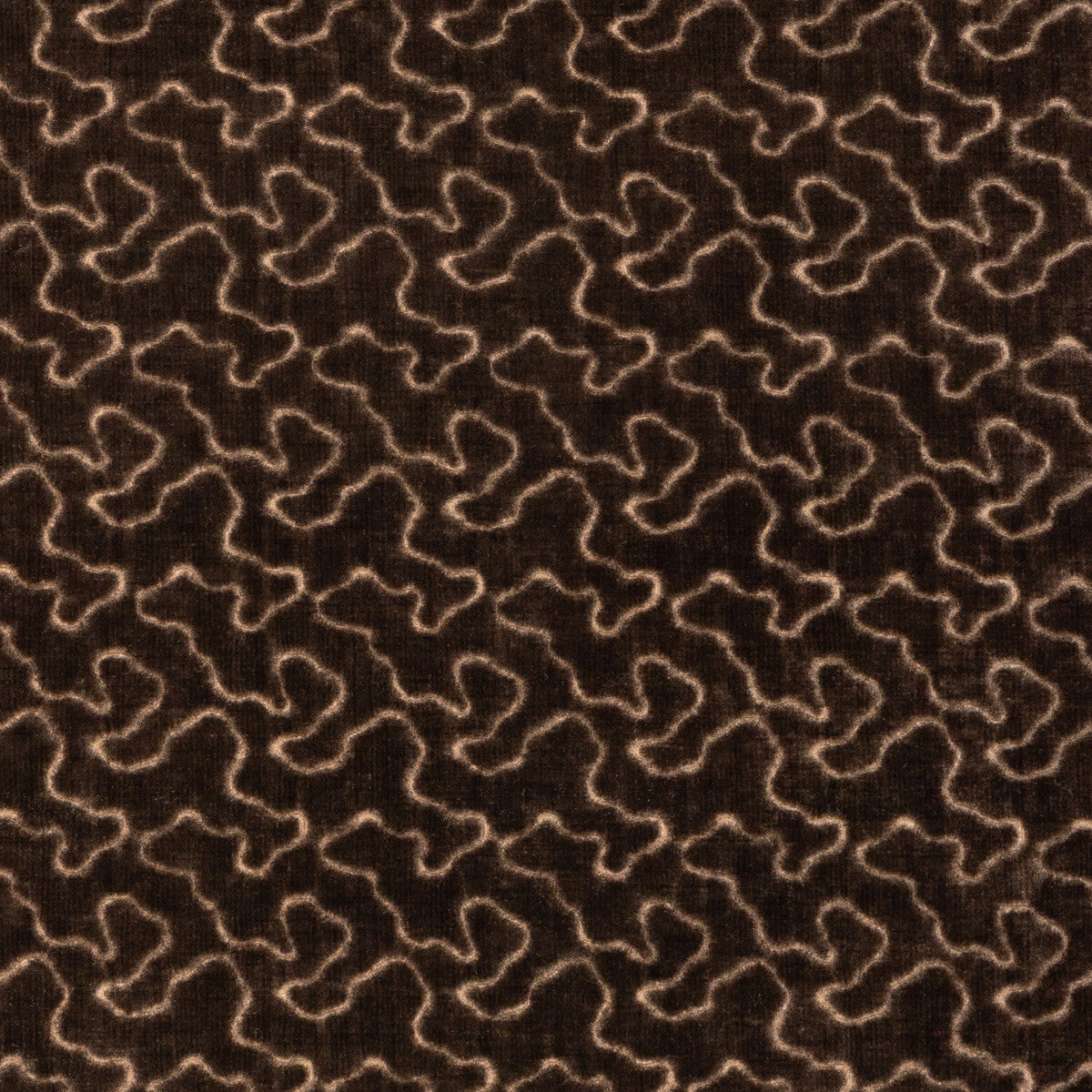 Marlowe Velvet fabric in brown color - pattern number 2025126.6.0 - by Lee Jofa in the Coventry Velvets collection