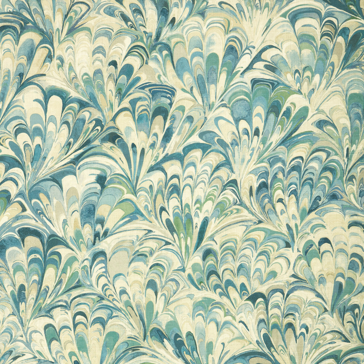 Ellis Print fabric in Ocean color - pattern number 2025129.355.0 - by Lee Jofa in the Whitley Hall collection