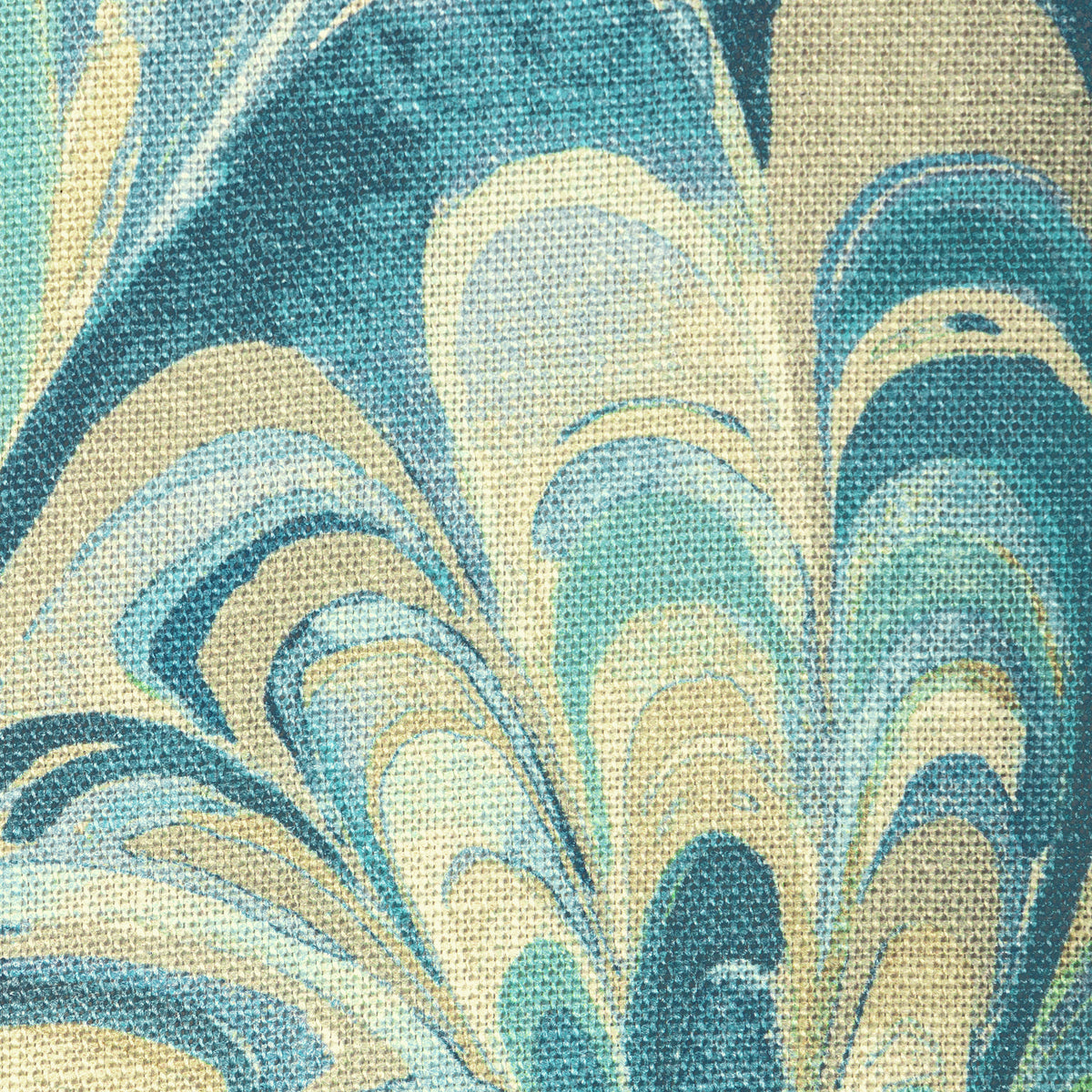 Ellis Print fabric in Ocean color - pattern number 2025129.355.0 - by Lee Jofa in the Whitley Hall collection