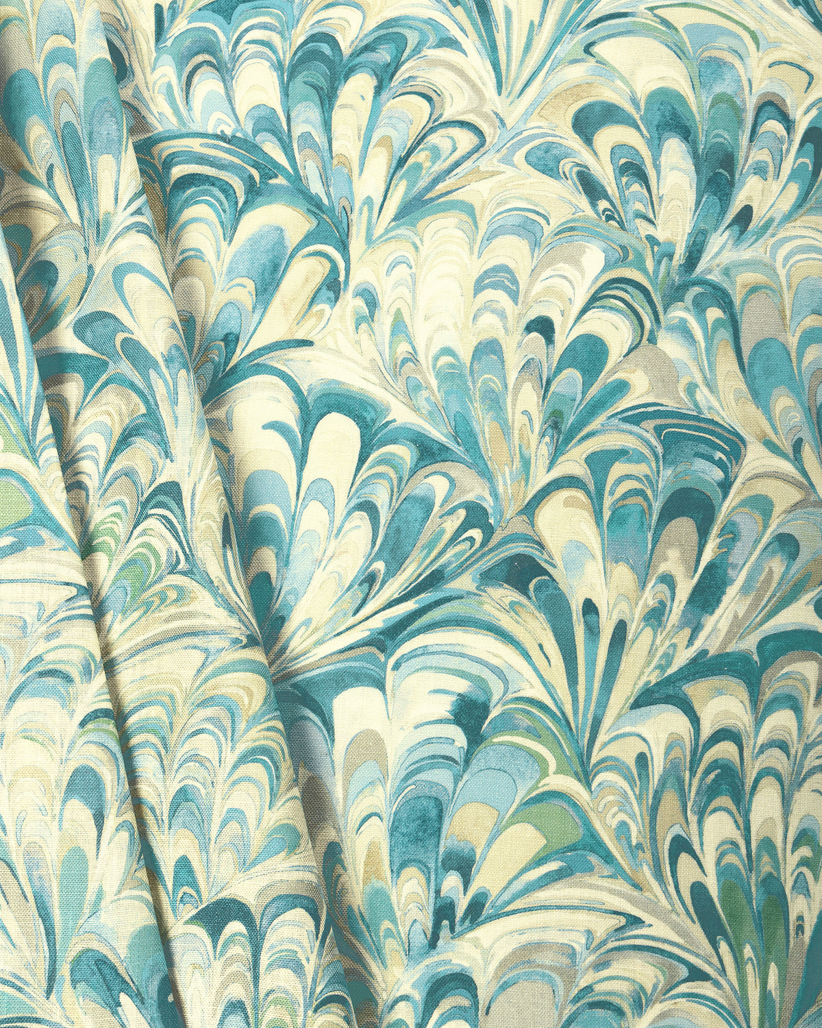 Ellis Print fabric in Ocean color - pattern number 2025129.355.0 - by Lee Jofa in the Whitley Hall collection