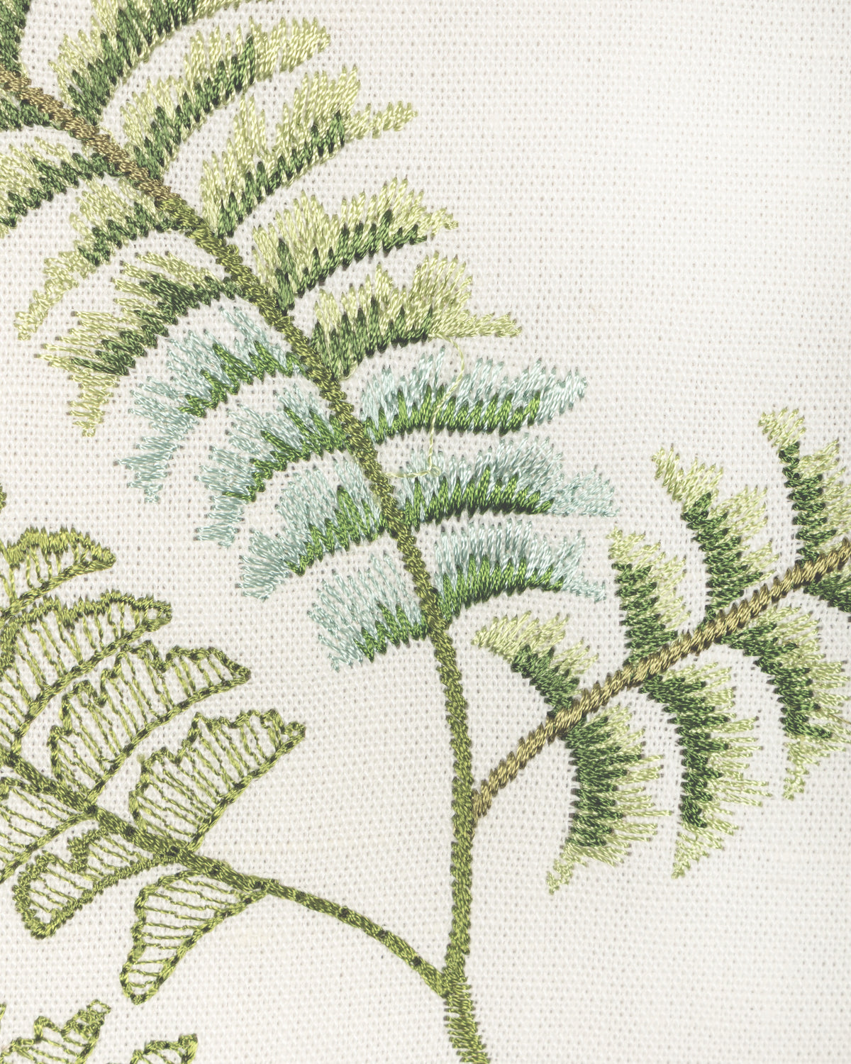 Royal Fern Emb fabric in Spring color - pattern number 2025138.73.0 - by Lee Jofa in the Mayfair Embroideries collection