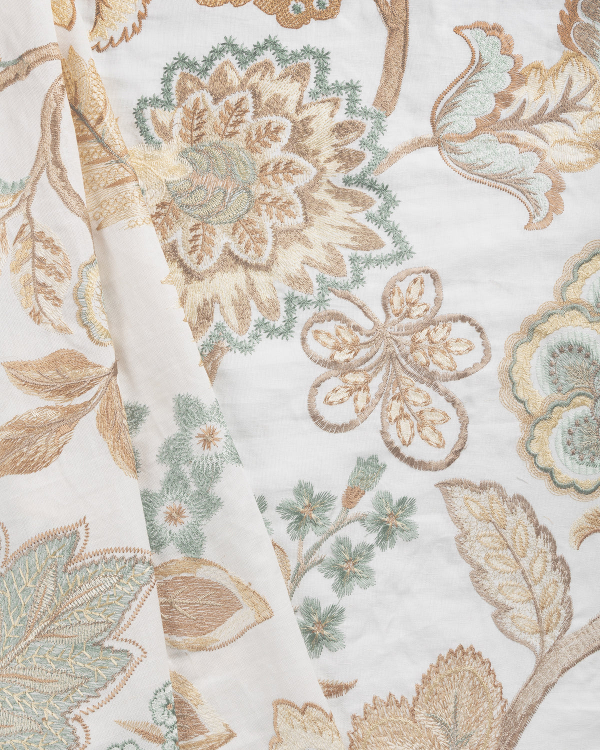Amberly Emb fabric in Straw color - pattern number 2025139.1613.0 - by Lee Jofa in the Mayfair Embroideries collection