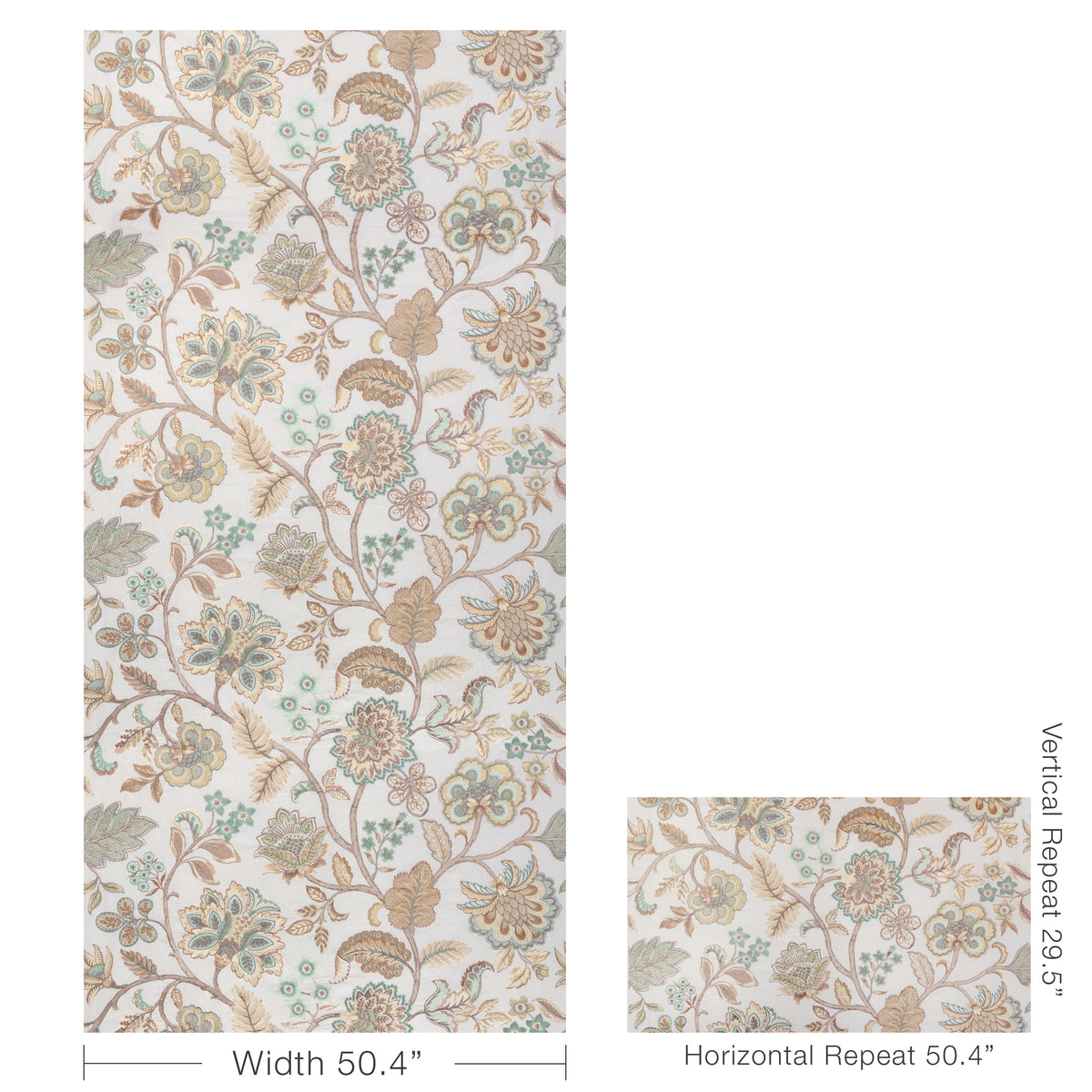 Amberly Emb fabric in Straw color - pattern number 2025139.1613.0 - by Lee Jofa in the Mayfair Embroideries collection