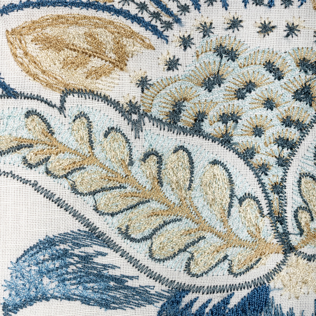 Amberly Emb fabric in Bayside color - pattern number 2025139.516.0 - by Lee Jofa in the Mayfair Embroideries collection