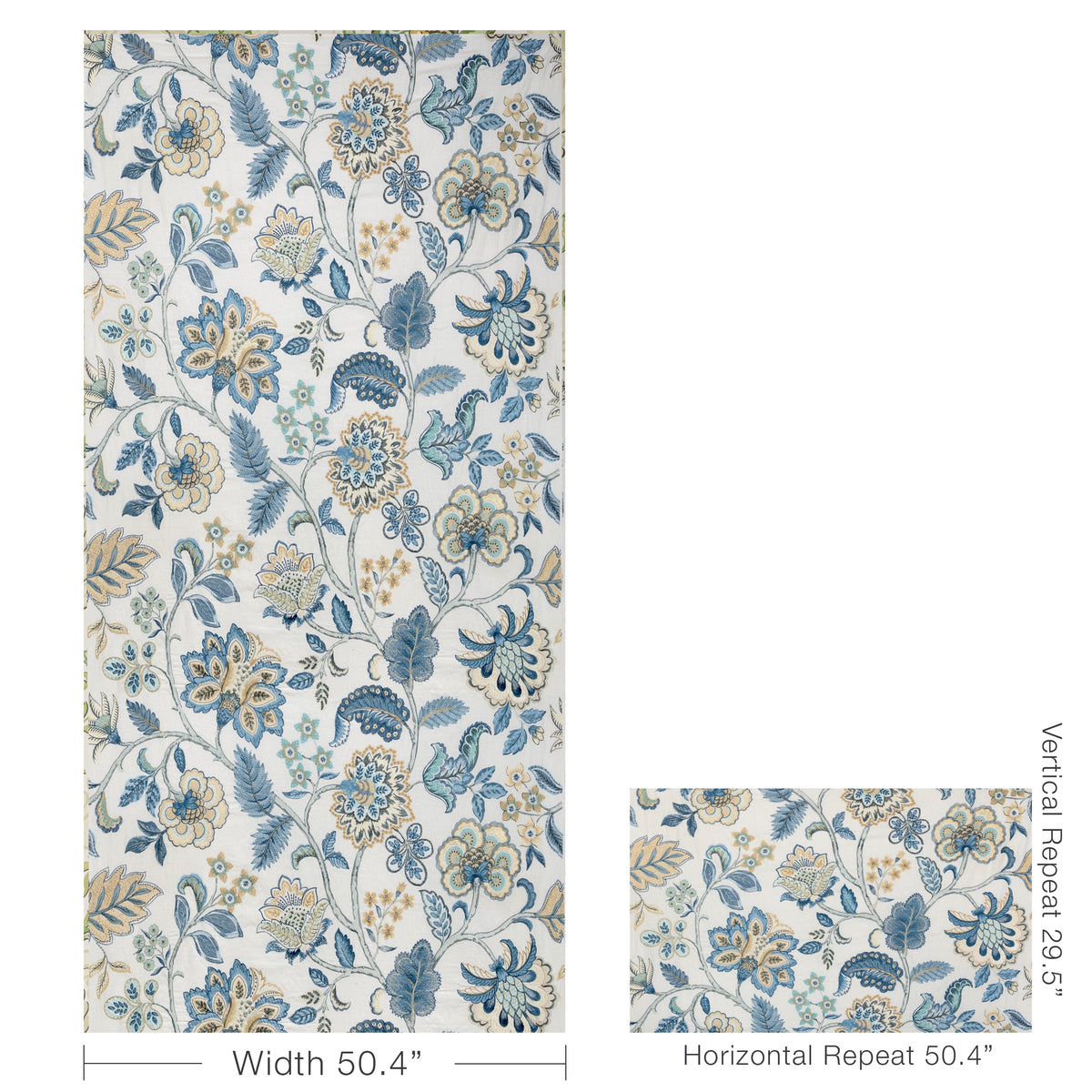 Amberly Emb fabric in Bayside color - pattern number 2025139.516.0 - by Lee Jofa in the Mayfair Embroideries collection