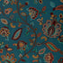 Westfield Emb fabric in Teal/Ochre color - pattern number 2025140.354.0 - by Lee Jofa in the Mayfair Embroideries collection