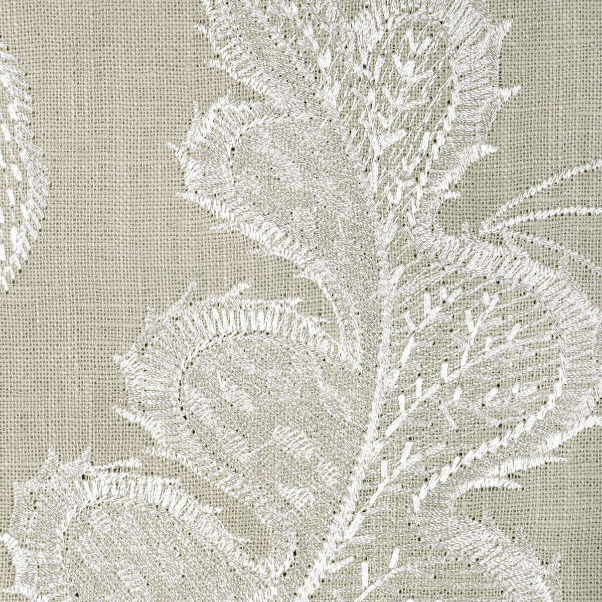 Summerfield Emb fabric in Celery color - pattern number 2025143.23.0 - by Lee Jofa in the Mayfair Embroideries collection