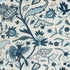 Folkland Emb fabric in Indigo color - pattern number 2025144.51.0 - by Lee Jofa in the Mayfair Embroideries collection