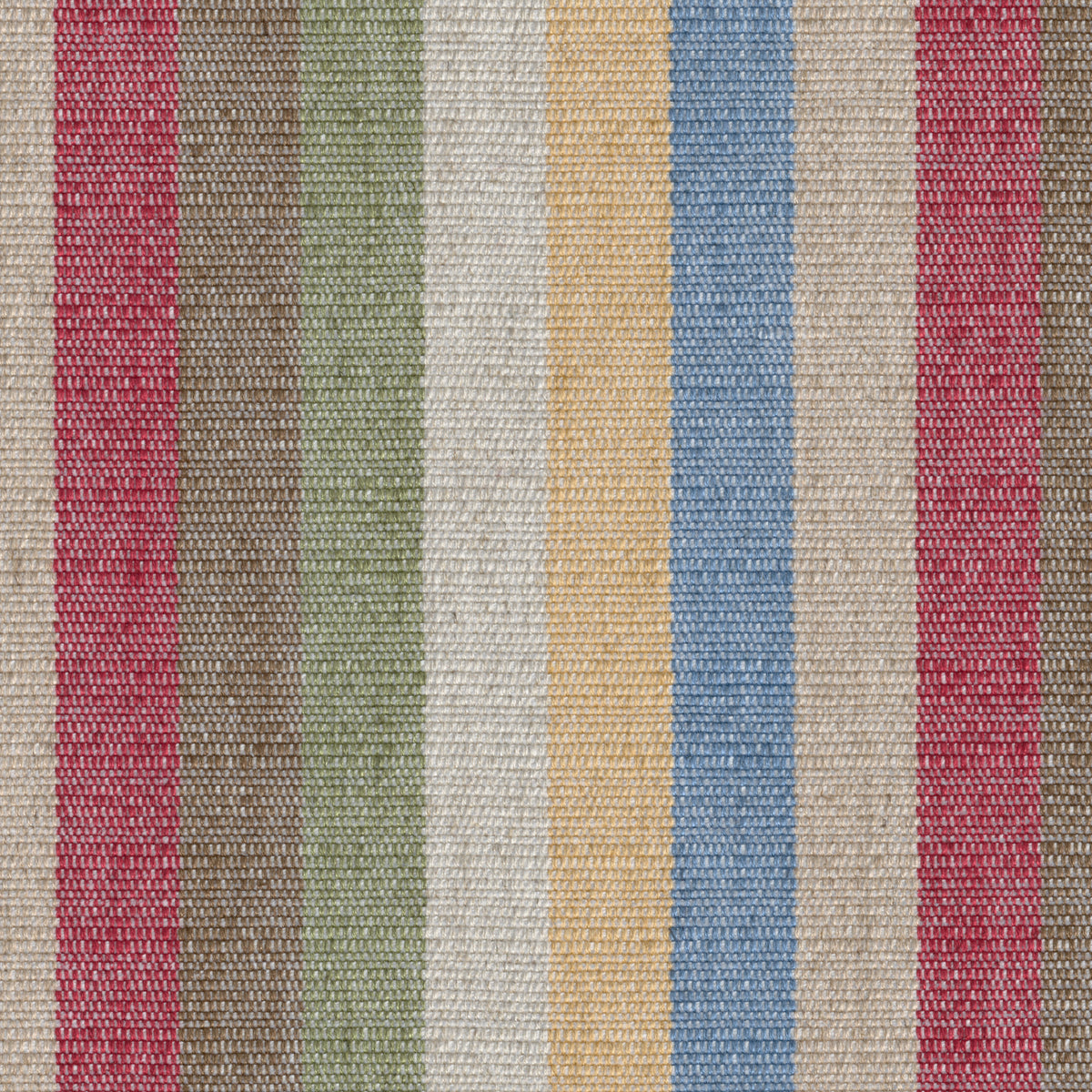 Holborn Stripe fabric in Multi color - pattern number 2025147.195.0 - by Lee Jofa in the Northwood Weaves collection