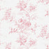 Tea Rose Toile fabric in Rose color - pattern number 2026103.707.0 - by Lee Jofa in the Hinton Hill collection