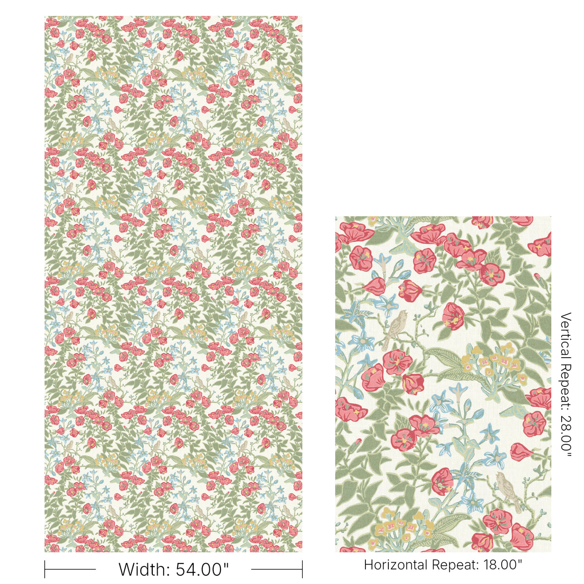 Plumeria Print fabric in Coral color - pattern number 2026104.194.0 - by Lee Jofa in the Hinton Hill collection