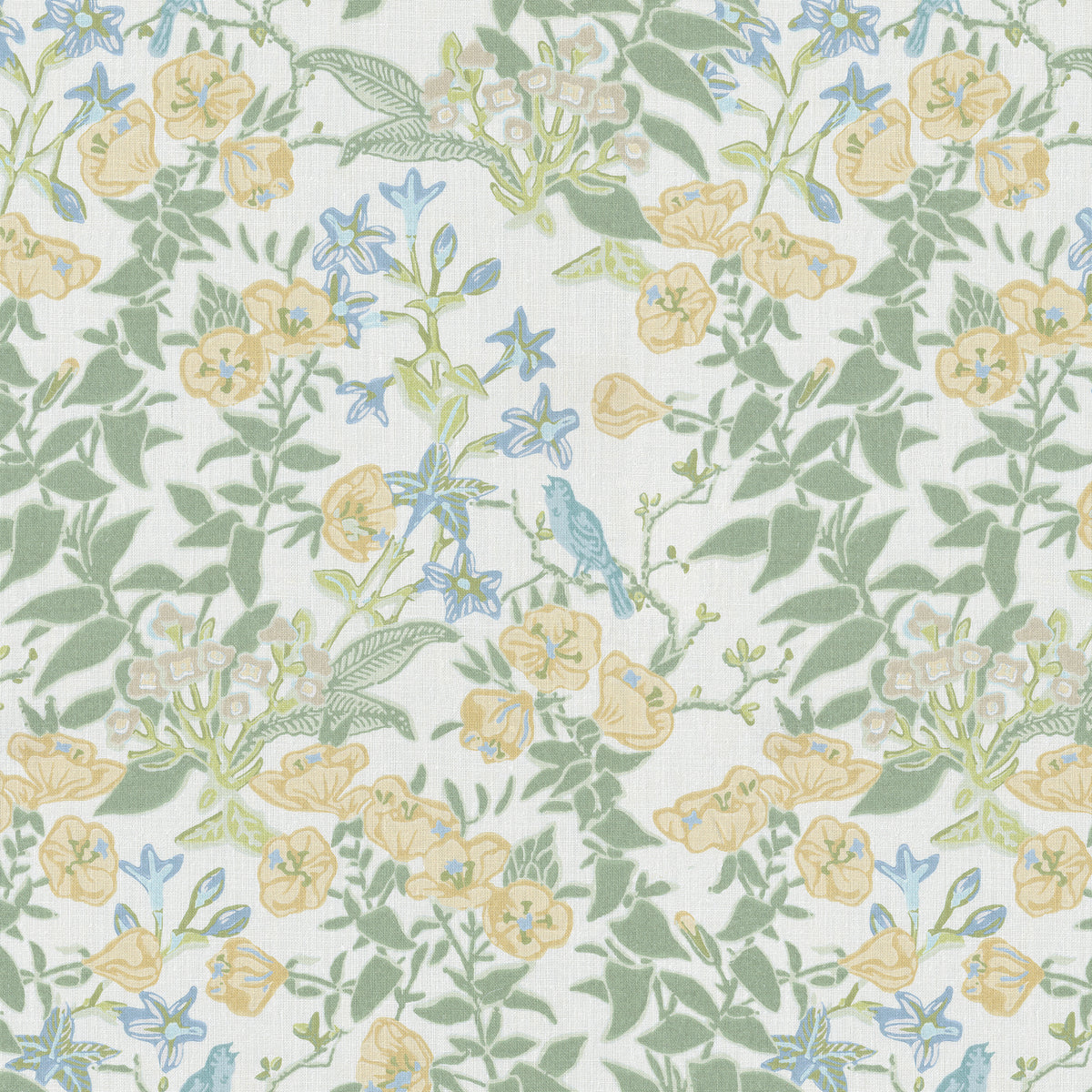 Plumeria Print fabric in Straw color - pattern number 2026104.415.0 - by Lee Jofa in the Hinton Hill collection