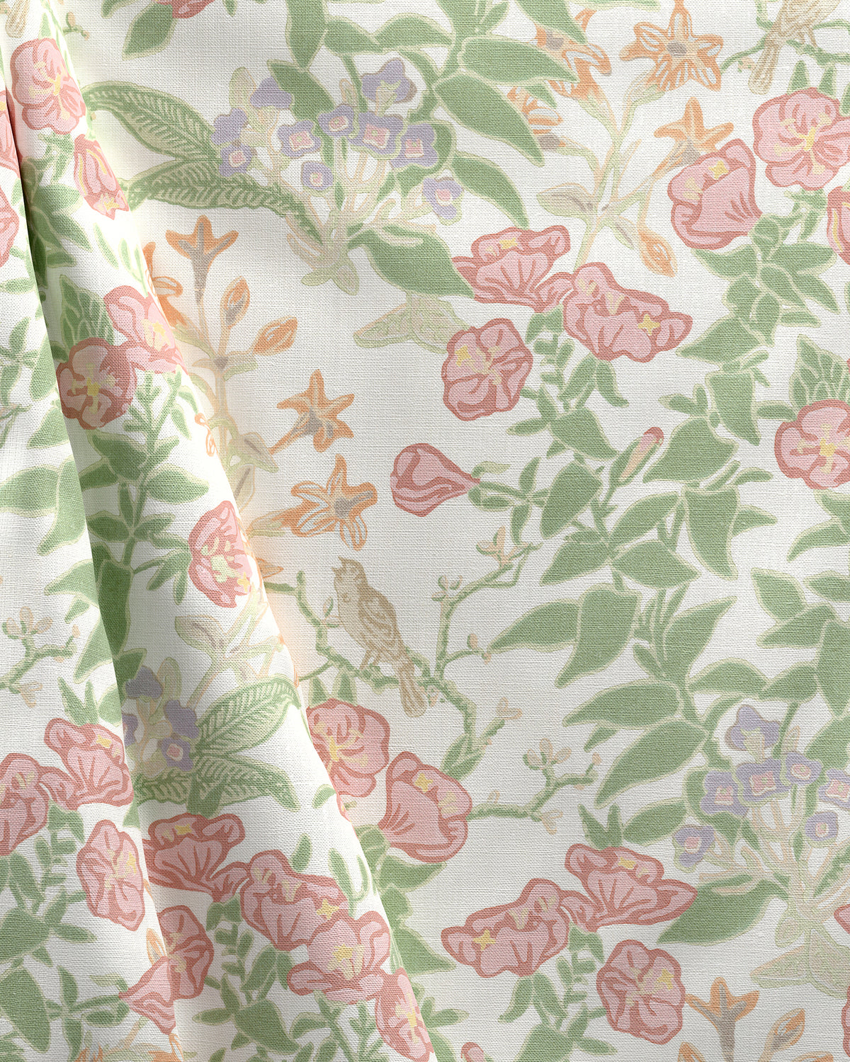 Plumeria Print fabric in Rose color - pattern number 2026104.73.0 - by Lee Jofa in the Hinton Hill collection
