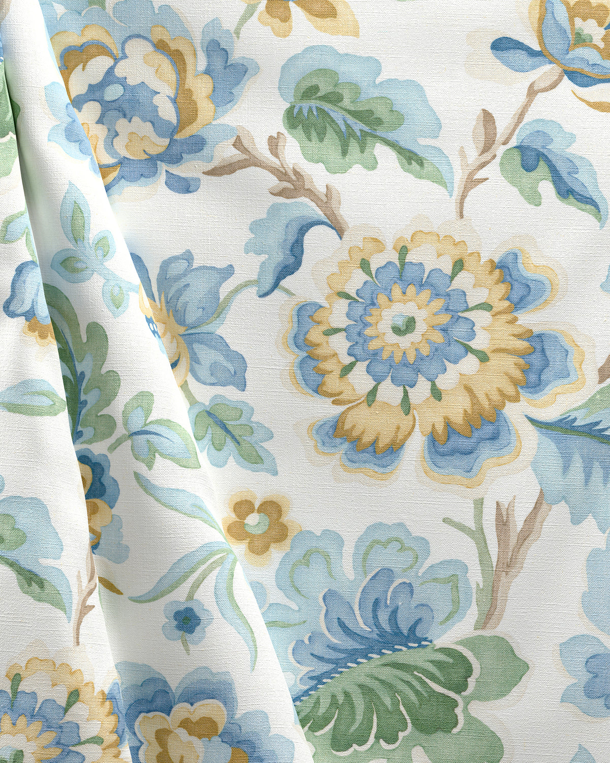 Bloomfield Print fabric in Seaside color - pattern number 2026106.54.0 - by Lee Jofa in the Hinton Hill collection
