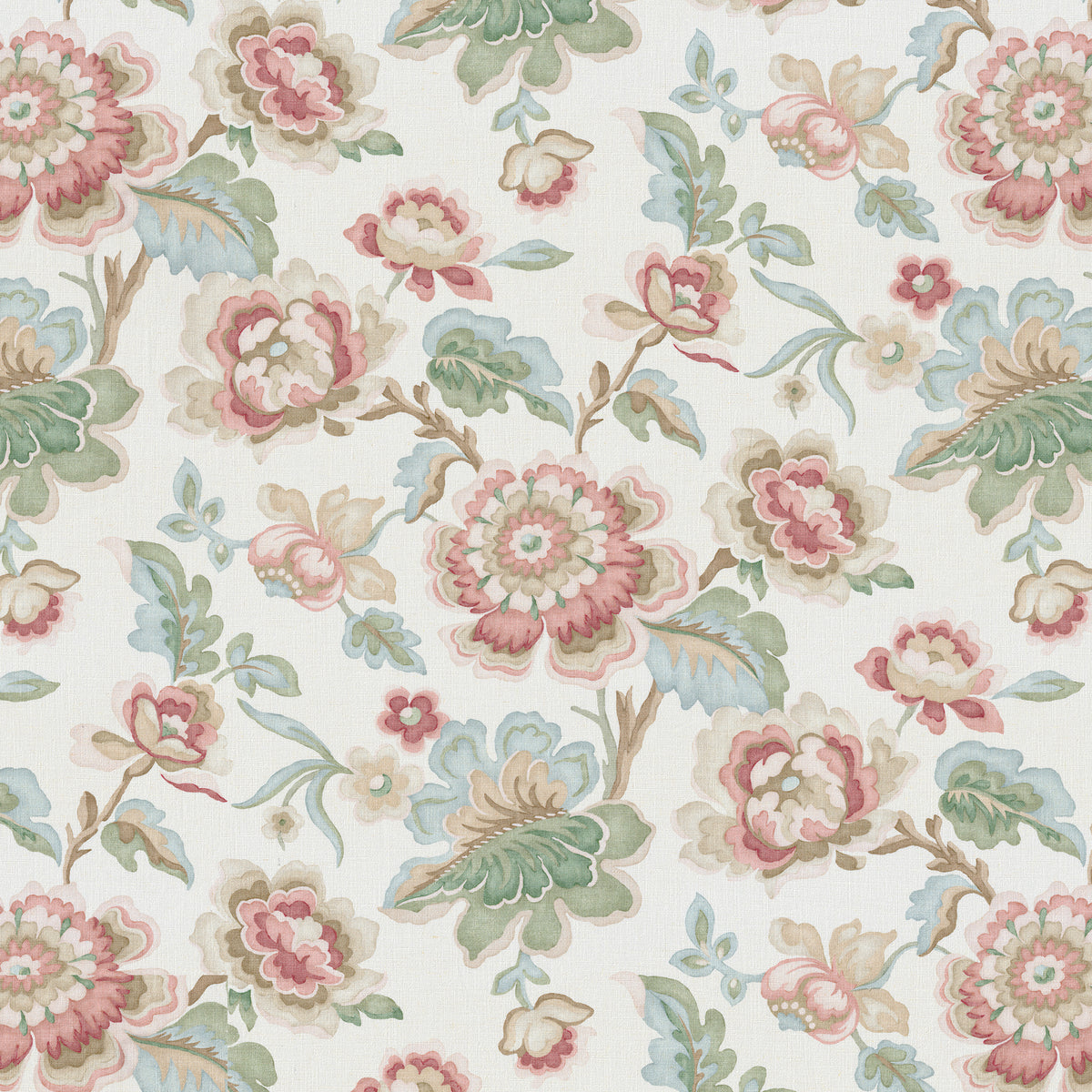 Bloomfield Print fabric in Spring color - pattern number 2026106.716.0 - by Lee Jofa in the Hinton Hill collection