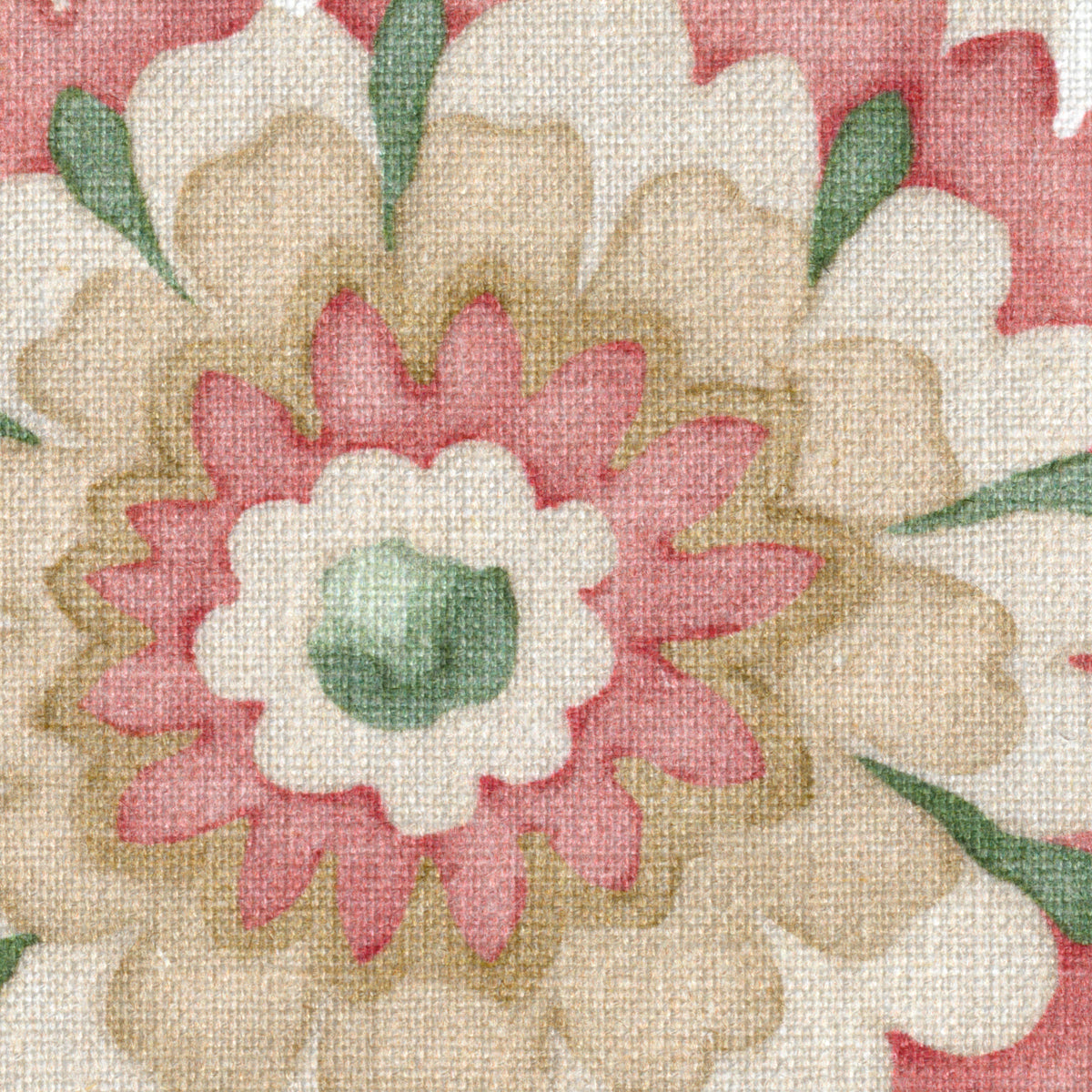 Bloomfield Print fabric in Rose color - pattern number 2026106.73.0 - by Lee Jofa in the Hinton Hill collection