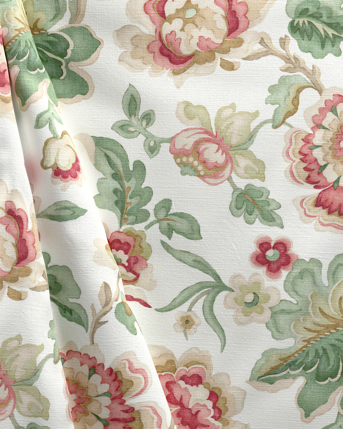 Bloomfield Print fabric in Rose color - pattern number 2026106.73.0 - by Lee Jofa in the Hinton Hill collection
