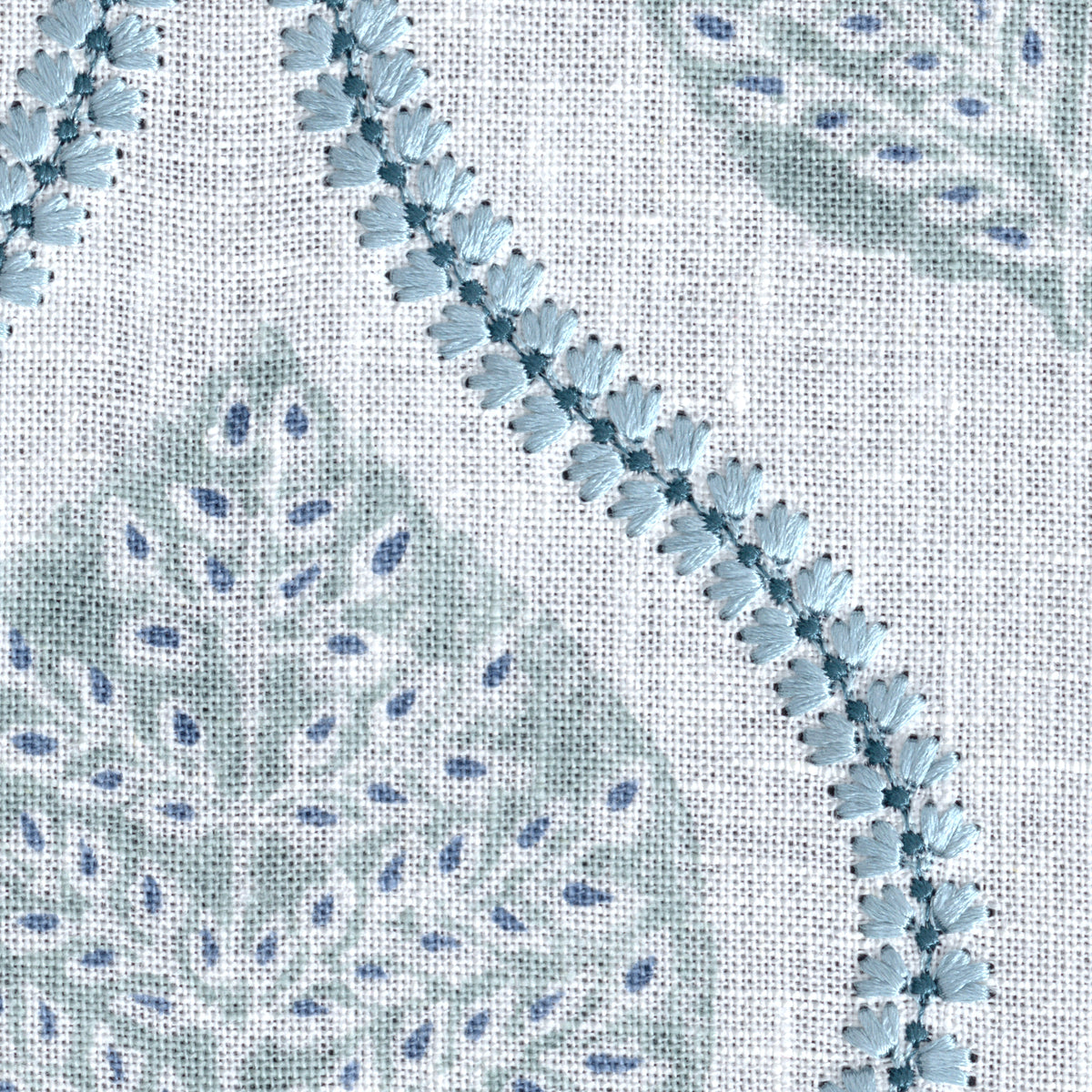 Elsie Print fabric in Teal color - pattern number 2026107.1313.0 - by Lee Jofa in the Hinton Hill collection