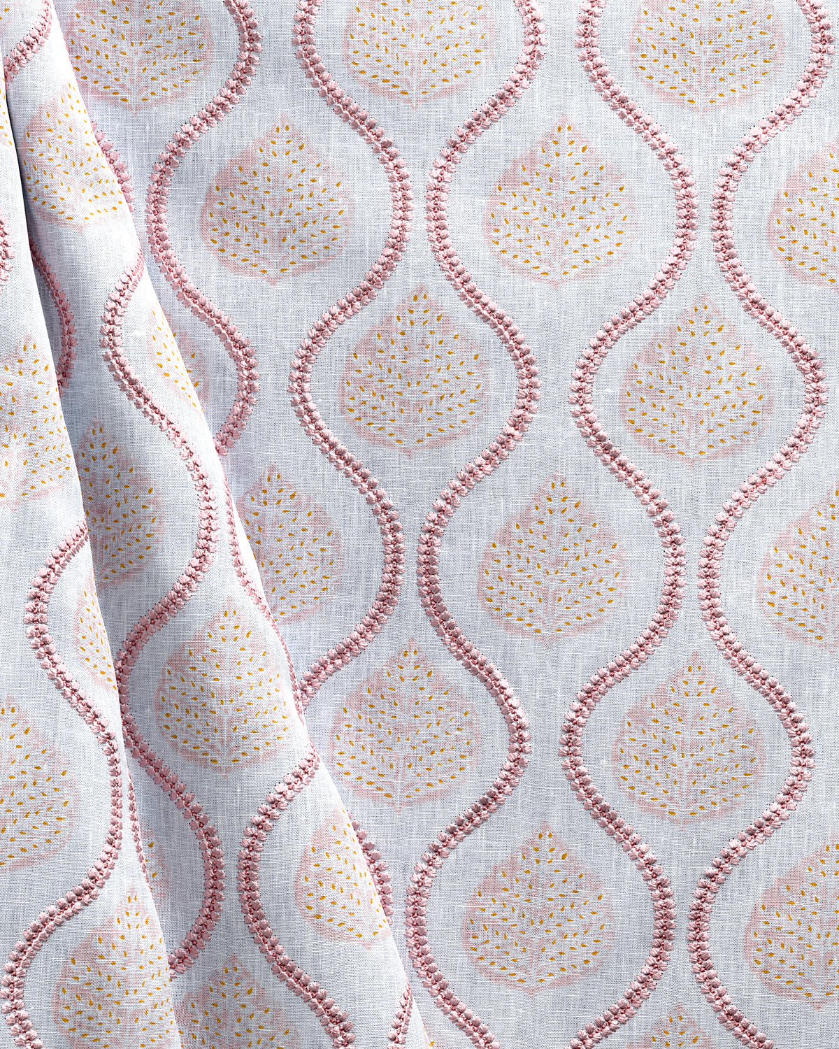 Elsie Print fabric in Pink color - pattern number 2026107.716.0 - by Lee Jofa in the Hinton Hill collection