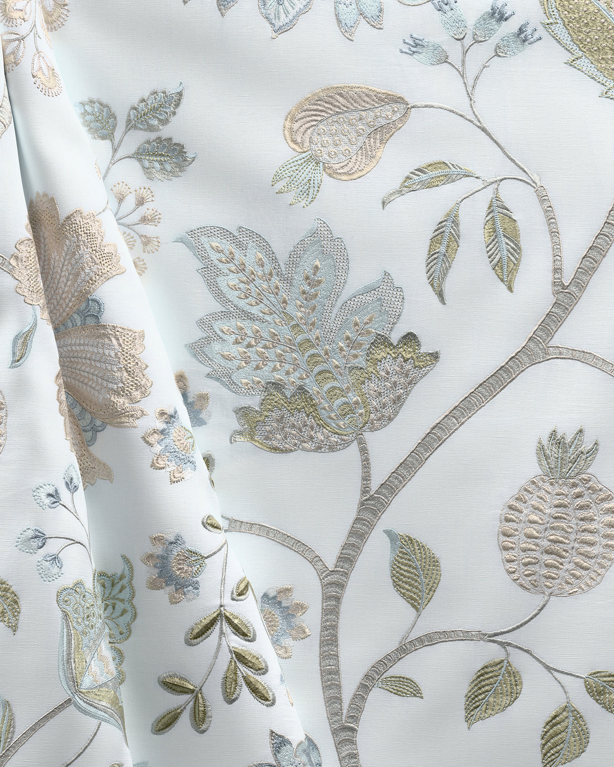 Hinton Hill Emb fabric in Spa color - pattern number 2026108.153.0 - by Lee Jofa in the Hinton Hill collection