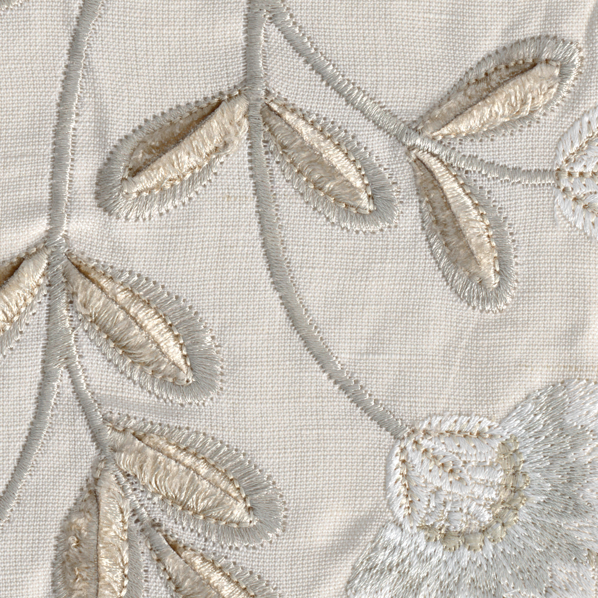 Hinton Hill Emb fabric in Beige color - pattern number 2026108.161.0 - by Lee Jofa in the Hinton Hill collection