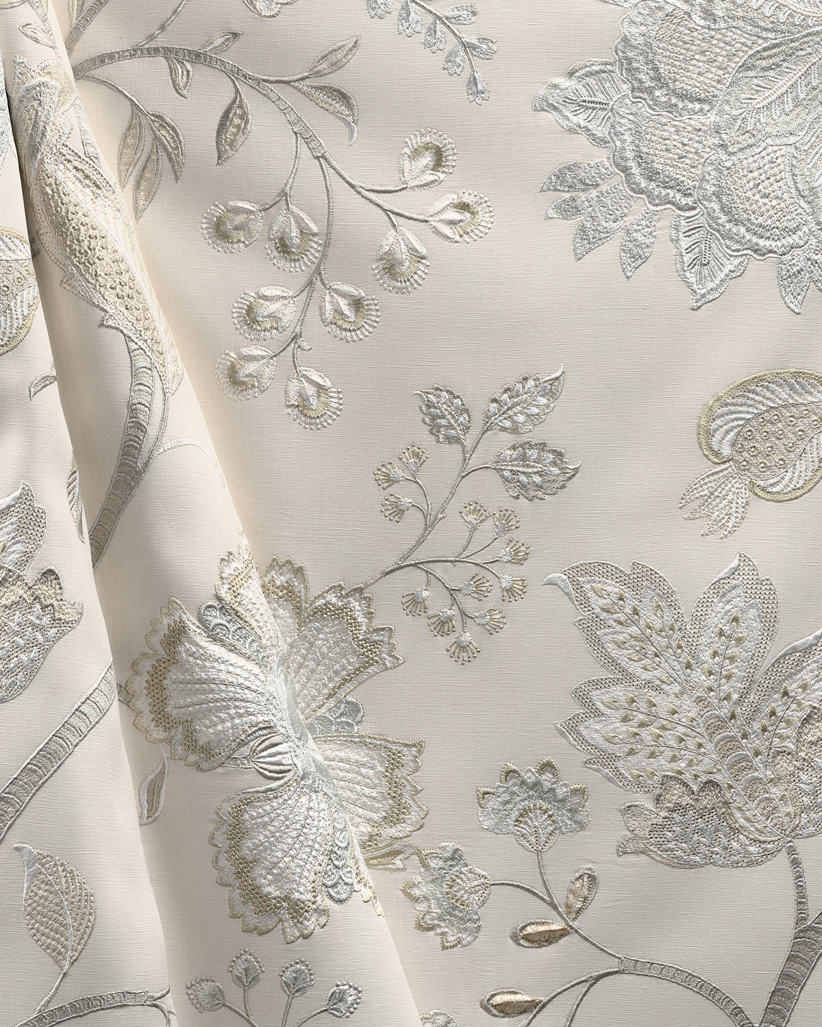 Hinton Hill Emb fabric in Beige color - pattern number 2026108.161.0 - by Lee Jofa in the Hinton Hill collection