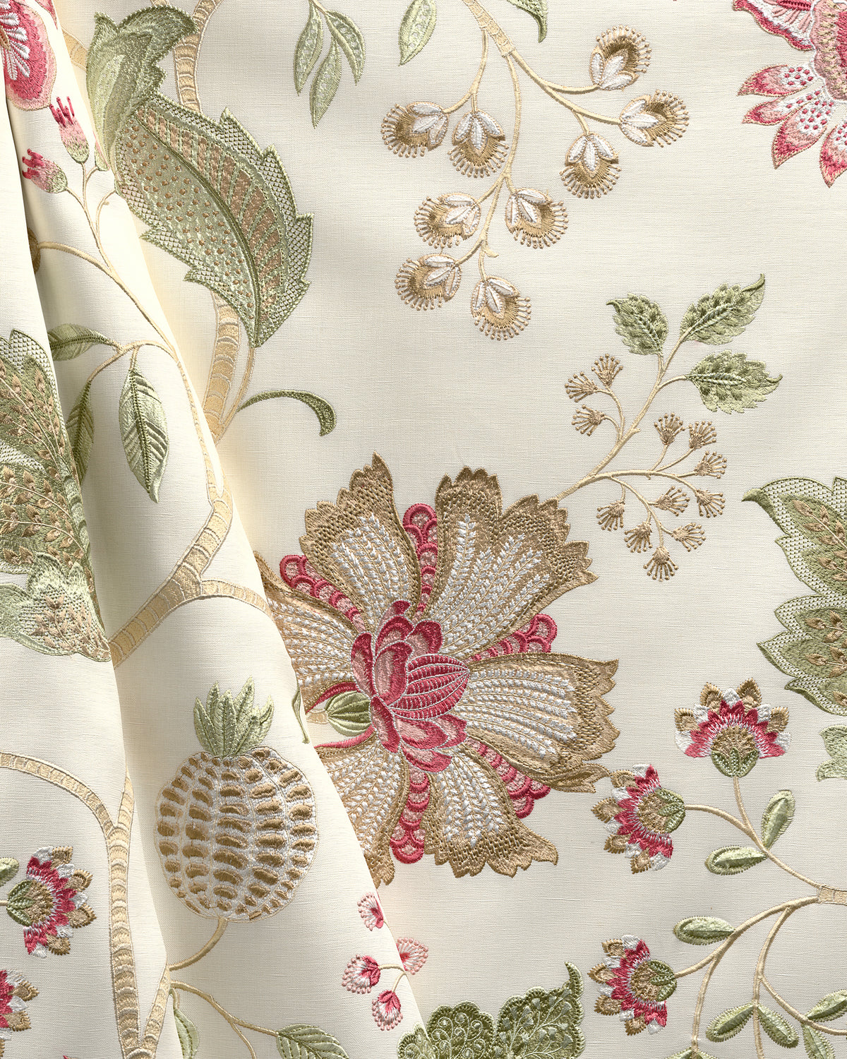 Hinton Hill Emb fabric in Antique color - pattern number 2026108.194.0 - by Lee Jofa in the Hinton Hill collection