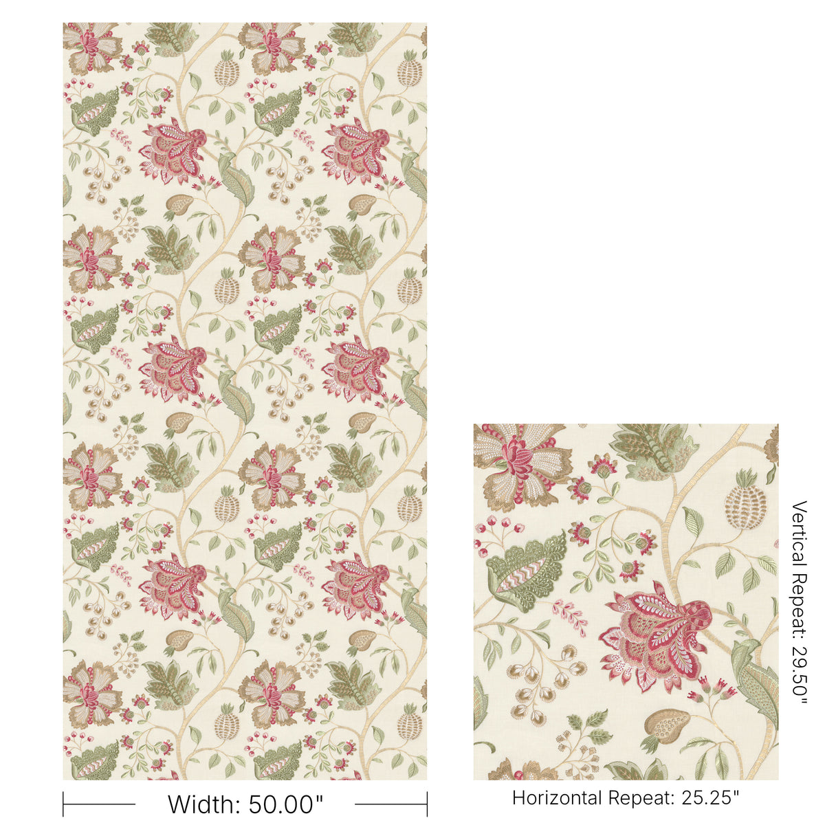 Hinton Hill Emb fabric in Antique color - pattern number 2026108.194.0 - by Lee Jofa in the Hinton Hill collection