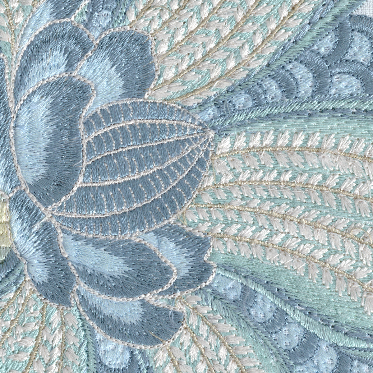 Hinton Hill Emb fabric in Horizon color - pattern number 2026108.530.0 - by Lee Jofa in the Hinton Hill collection