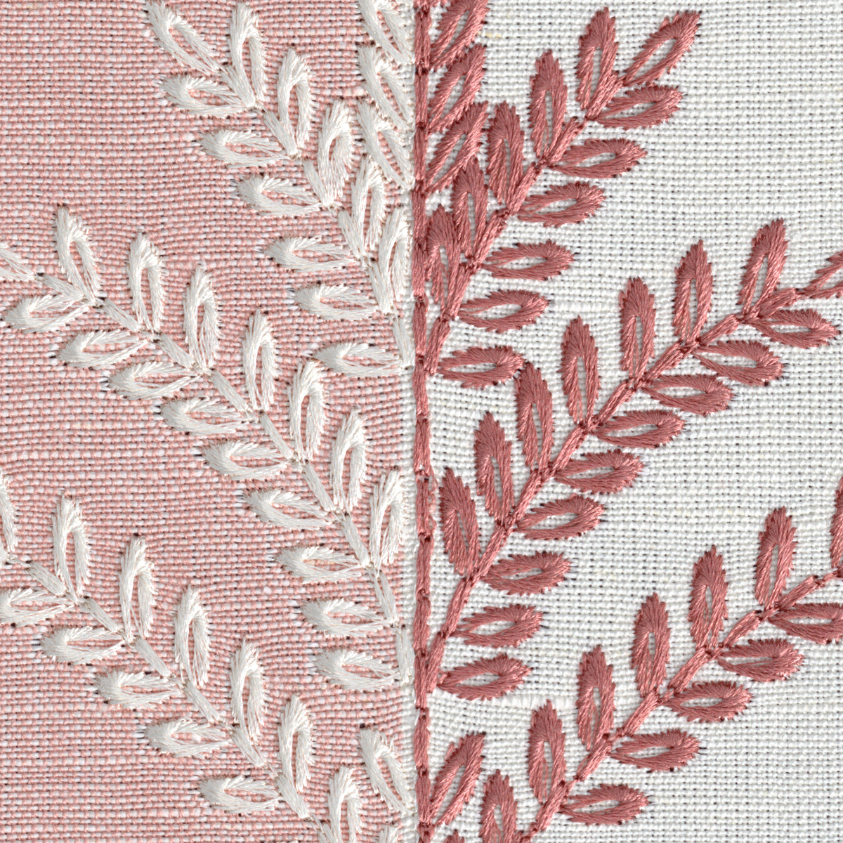 Filaree Emb fabric in Rose color - pattern number 2026110.717.0 - by Lee Jofa in the Hinton Hill collection