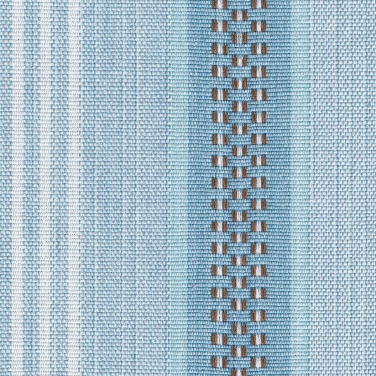 Elowen Stripe fabric in Chambray color - pattern number 2026111.1516.0 - by Lee Jofa in the Hinton Hill collection
