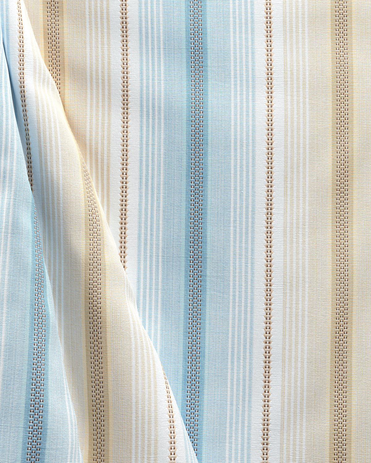 Elowen Stripe fabric in Chambray color - pattern number 2026111.1516.0 - by Lee Jofa in the Hinton Hill collection