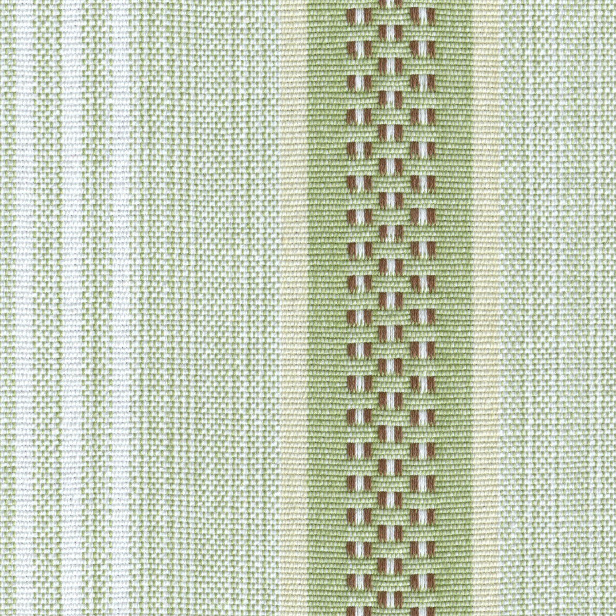 Elowen Stripe fabric in Sage color - pattern number 2026111.316.0 - by Lee Jofa in the Hinton Hill collection
