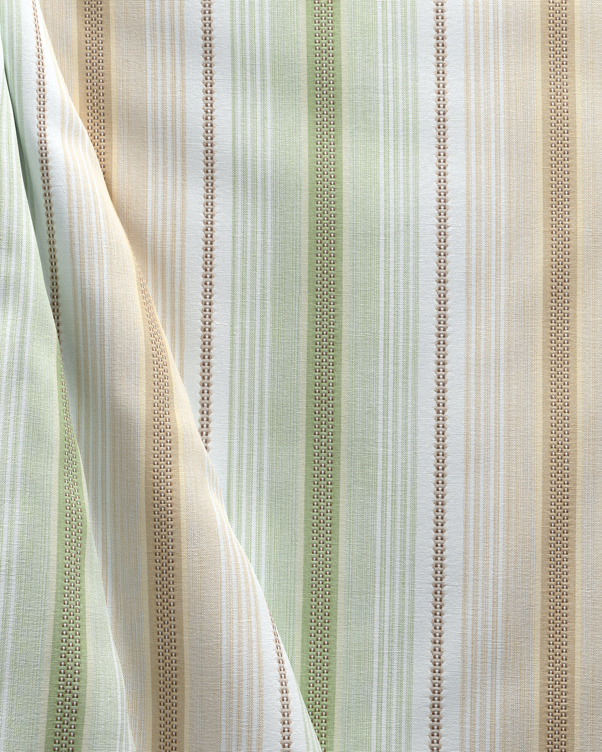 Elowen Stripe fabric in Sage color - pattern number 2026111.316.0 - by Lee Jofa in the Hinton Hill collection