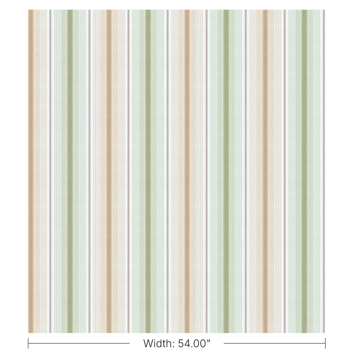 Elowen Stripe fabric in Sage color - pattern number 2026111.316.0 - by Lee Jofa in the Hinton Hill collection