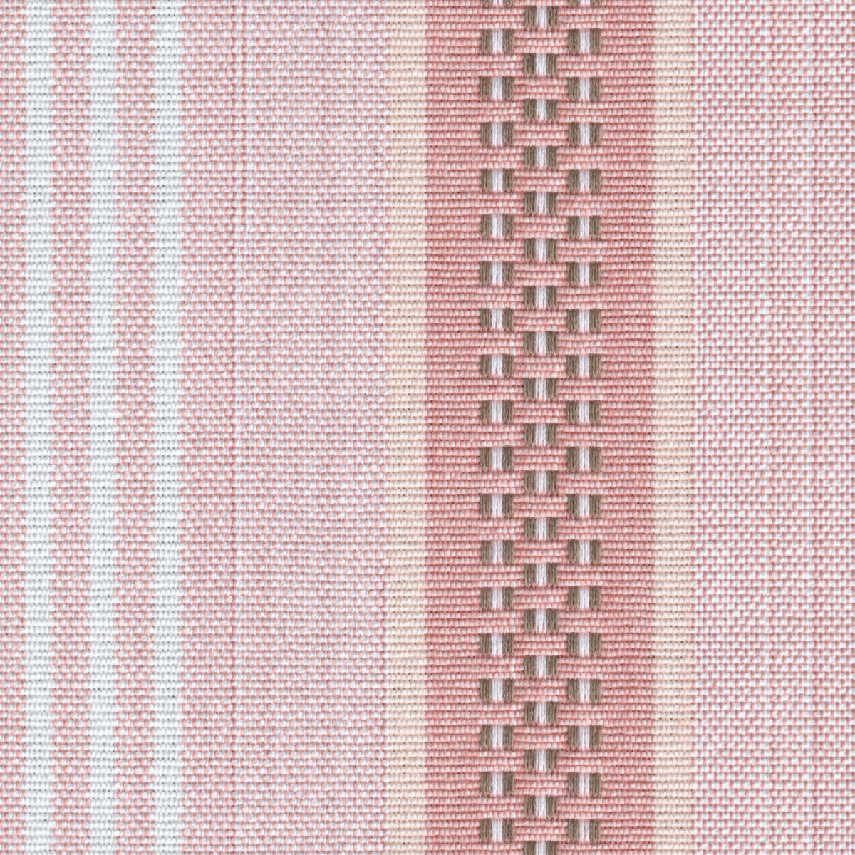 Elowen Stripe fabric in Rose color - pattern number 2026111.716.0 - by Lee Jofa in the Hinton Hill collection