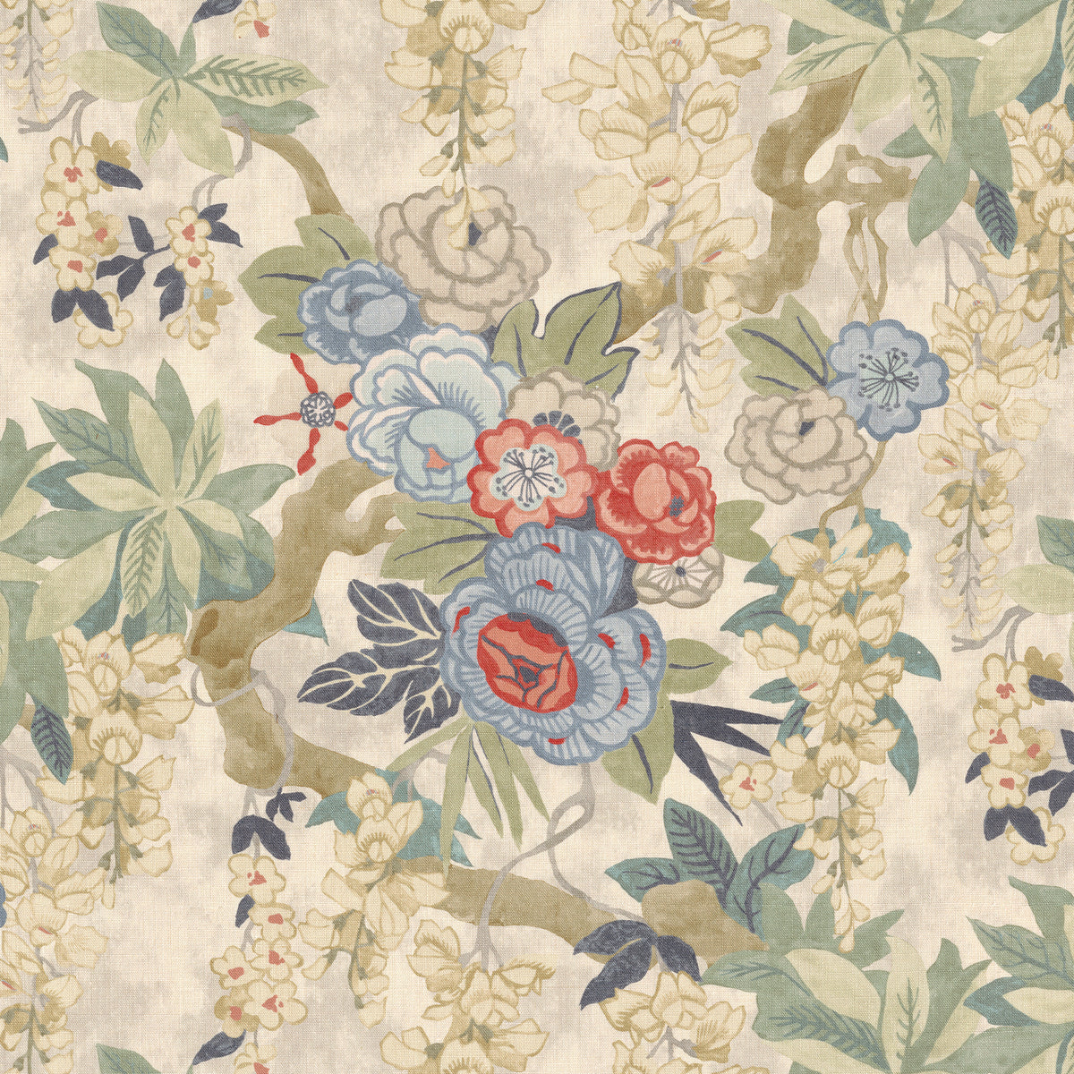 Gracie Gardens fabric in Multi color - pattern number 2026130.195.0 - by Lee Jofa in the Gracie Gardens collection