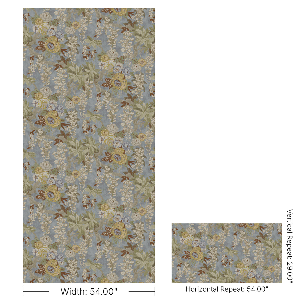 Gracie Gardens fabric in Slate color - pattern number 2026130.511.0 - by Lee Jofa in the Gracie Gardens collection